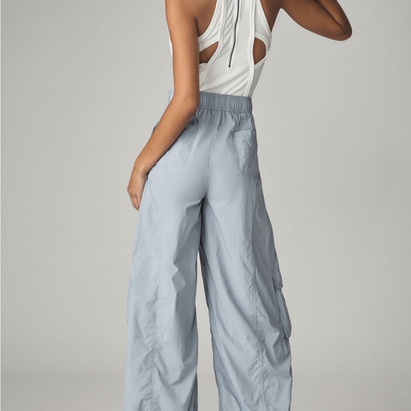 Anthropologie Light Blue Wide-Leg Jumpsuit - Picture 3 of 11